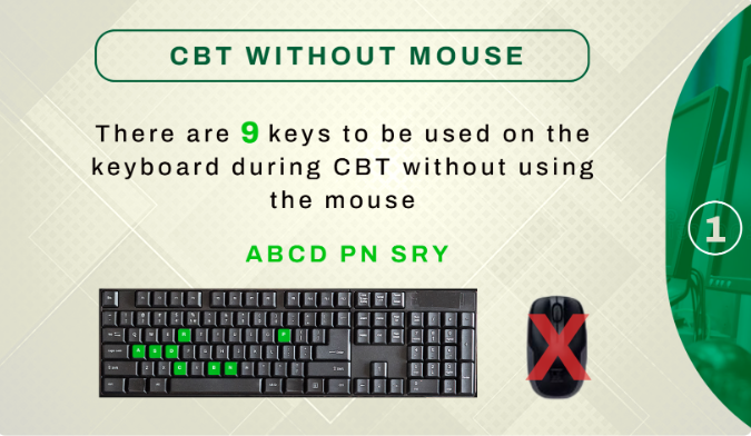 Basic Keyboard Controls for JAMB CBT