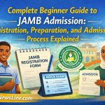 Student preparing for JAMB UTME exam and Nigerian university admission
